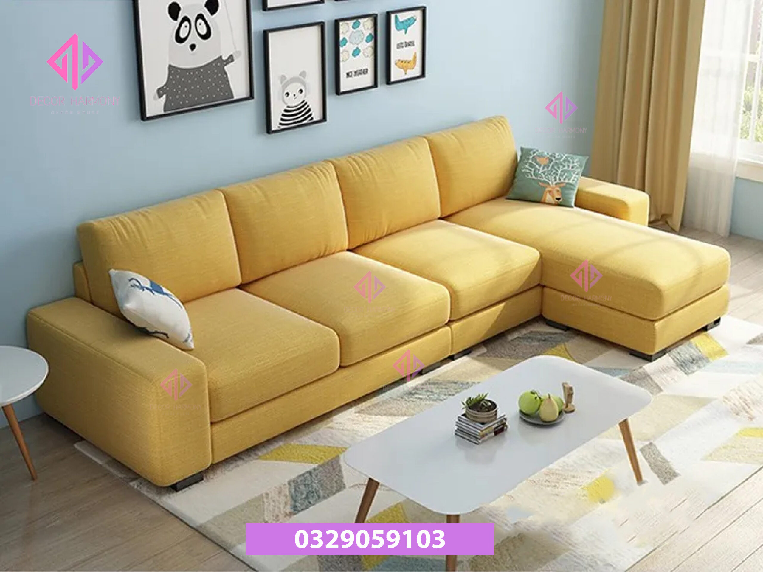 Mẫu Sofa Chữ L Đẹp