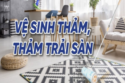 Cách vệ sinh thảm trải sàn